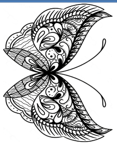 100 Butterfly butterflies Mandalas Printable Coloring Printable Pdf